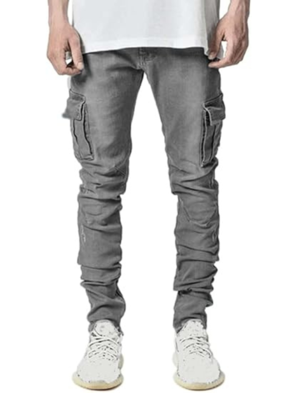 Slim-Fit Cargo Jogger Jeans for Men