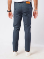 Dark Grey Cotton Chinos