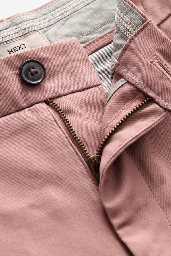 Slim-Fit Mauve Chino Pants