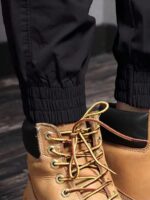 Men's Black Cargo Jogger Pants