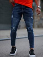 Men's Distressed Skinny Jeans